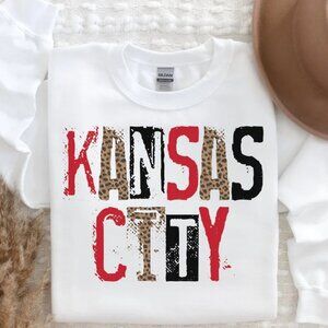 Kansas City Chiefs NFL Football Crewneck Sweatshirt Retro Fan Apparel 79